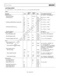 ADG5404FBCPZ-RL7 Datasheet Page 5