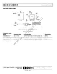 ADG5409TCPZ-EP Datasheet Page 18