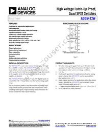 ADG5412WBCPZ-REEL7 Datasheet Cover