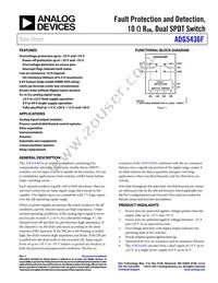 ADG5436FBRUZ-RL7 Datasheet Cover