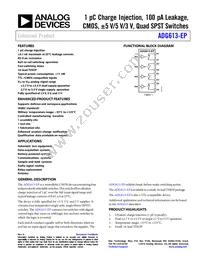 ADG613SRUZ-EP Datasheet Cover