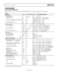 ADG613SRUZ-EP Datasheet Page 3