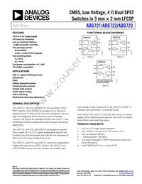 ADG723BRM-REEL7 Datasheet Cover