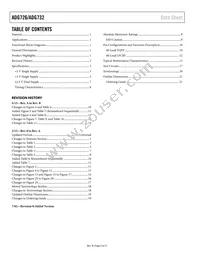ADG726BCPZ-REEL Datasheet Page 2
