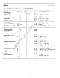ADG749BKSZ-REEL Datasheet Page 4