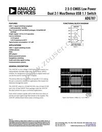 ADG787BCBZ-REEL7 Datasheet Cover