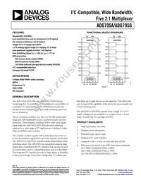 ADG795GBCPZ-REEL Datasheet Cover