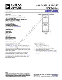 ADG801BRT-500RL7 Datasheet Cover