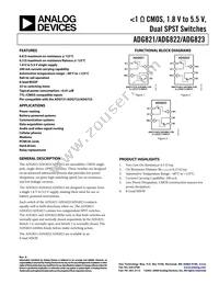 ADG823BRM-REEL Datasheet Cover