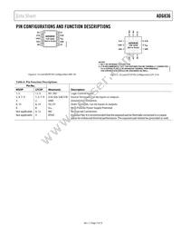 ADG836YCPZ-REEL Datasheet Page 7