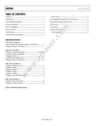ADG884BCBZ-REEL Datasheet Page 2