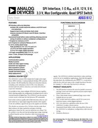 ADGS1612BCPZ-RL7 Datasheet Cover