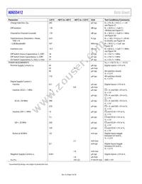 ADGS5412BCPZ Datasheet Page 4