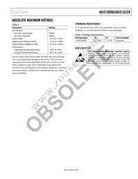 ADIS16000AMLZ Datasheet Page 7