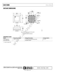 ADIS16006CCCZ Datasheet Page 16