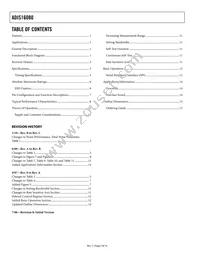 ADIS16080ACCZ Datasheet Page 2