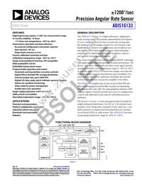 ADIS16133BMLZ Datasheet Cover