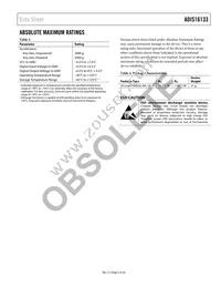 ADIS16133BMLZ Datasheet Page 5