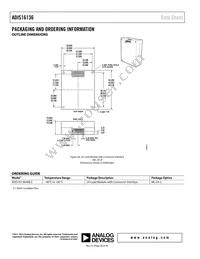 ADIS16136AMLZ Datasheet Page 20