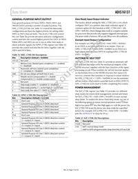 ADIS16137BMLZ Datasheet Page 15