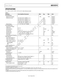 ADIS16210CMLZ Datasheet Page 3