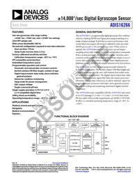 ADIS16266BCCZ Datasheet Cover