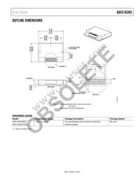 ADIS16305AMLZ Datasheet Page 19