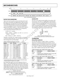 ADIS16400BMLZ Datasheet Page 12