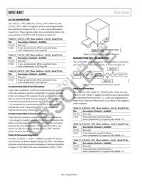 ADIS16407BMLZ Datasheet Page 20