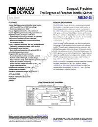 ADIS16448BMLZ-P Datasheet Cover
