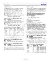 ADIS16480AMLZ Datasheet Page 19