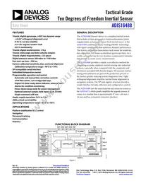 ADIS16488AMLZ Datasheet Cover