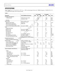 ADL5205ACPZ-R7 Datasheet Page 3