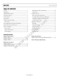 ADL5303ACPZ-RL Datasheet Page 2