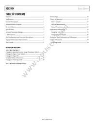 ADL5304ACPZ-RL Datasheet Page 2