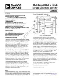 ADL5306ACPZ-R2 Datasheet Cover