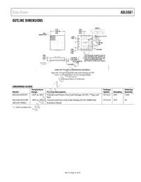 ADL5561ACPZ-R7 Datasheet Page 21