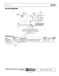 ADL5562ACPZ-R7 Datasheet Page 21