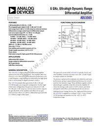 ADL5565ACPZ-R7 Datasheet Cover