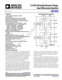 ADL5566ACPZ-R7 Datasheet Cover
