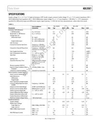 ADL5567ACPZN-R7 Datasheet Page 3