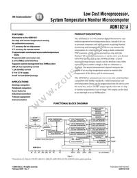 ADM1021AARQZ-R7 Datasheet Cover