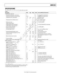 ADM1023ARQZ-R7 Datasheet Page 3