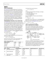 ADM1064ACPZ Datasheet Page 15