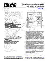 ADM1168ASTZ-RL7 Datasheet Cover