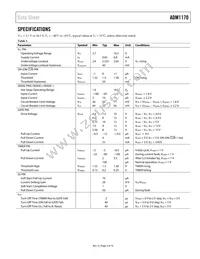 ADM1170-1AUJZ-RL7 Datasheet Page 3