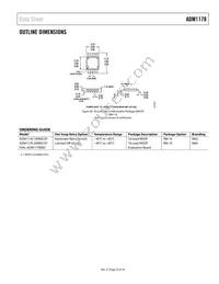 ADM1178-2ARMZ-R7 Datasheet Page 23