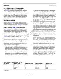 ADM1192ARMZ-R7 Datasheet Page 10