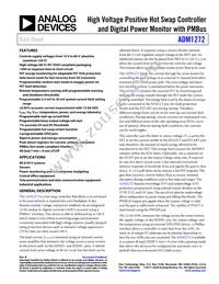 ADM1272-1ACPZ-RL Datasheet Cover