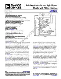 ADM1275-2ARQZ Datasheet Cover